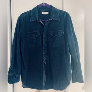 Madewell Denim Button Down Shirt Size M